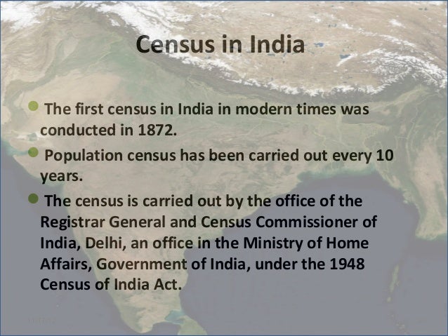 History of census in india census of india 2001